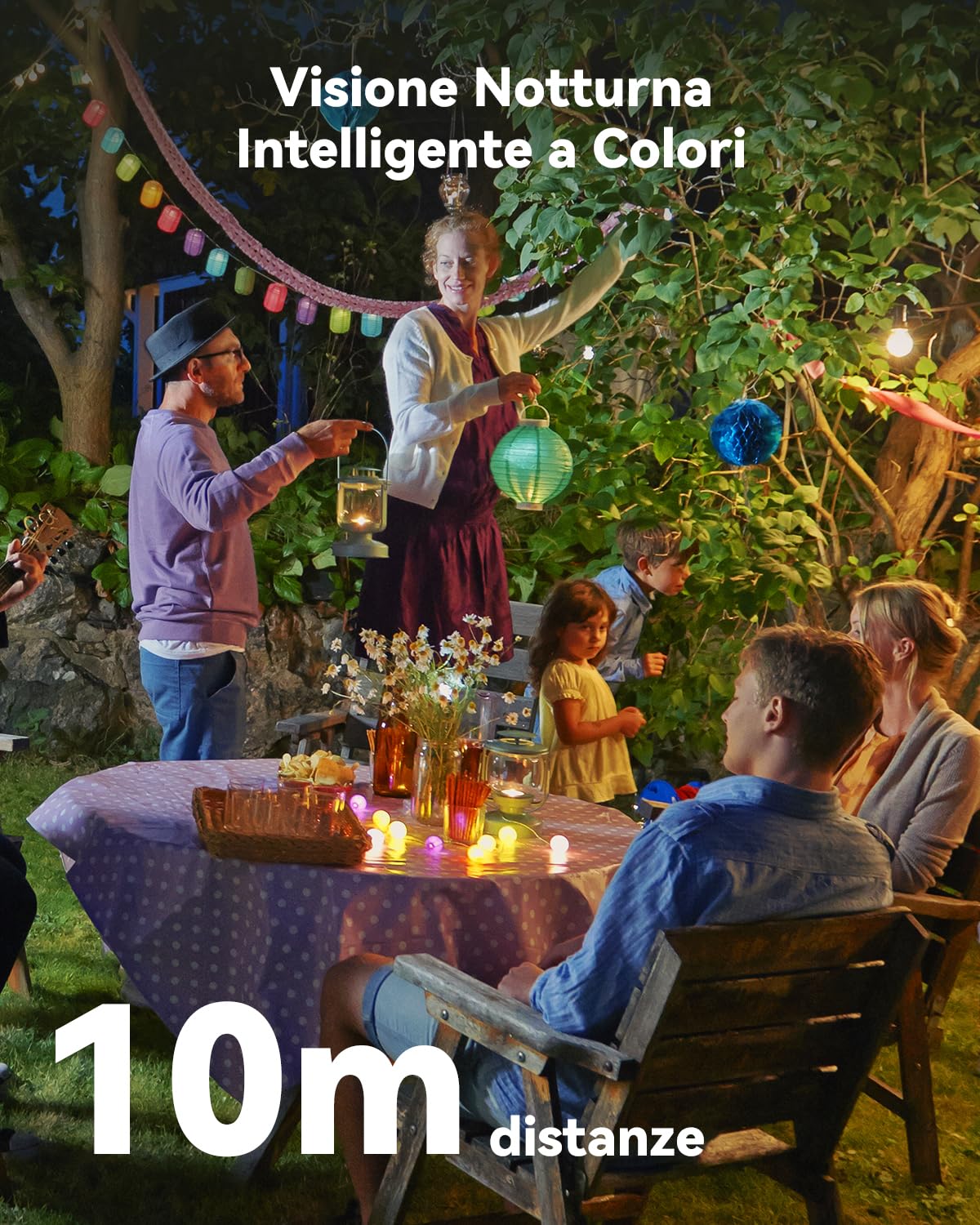 Imou 3K Telecamera Wi-Fi Esterno Senza Fili con Pannello Solare, Videocamera Sorveglianza Esterno Batteria 5MP, Rilevamento Umano/PIR, Visione Notturna a Colori, IP66, Modalità Privata, 2,4ghz