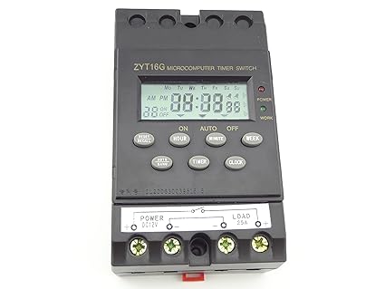 12V Timer Switch Timer Controller LCD display,program/programmable timer switch 25A amps