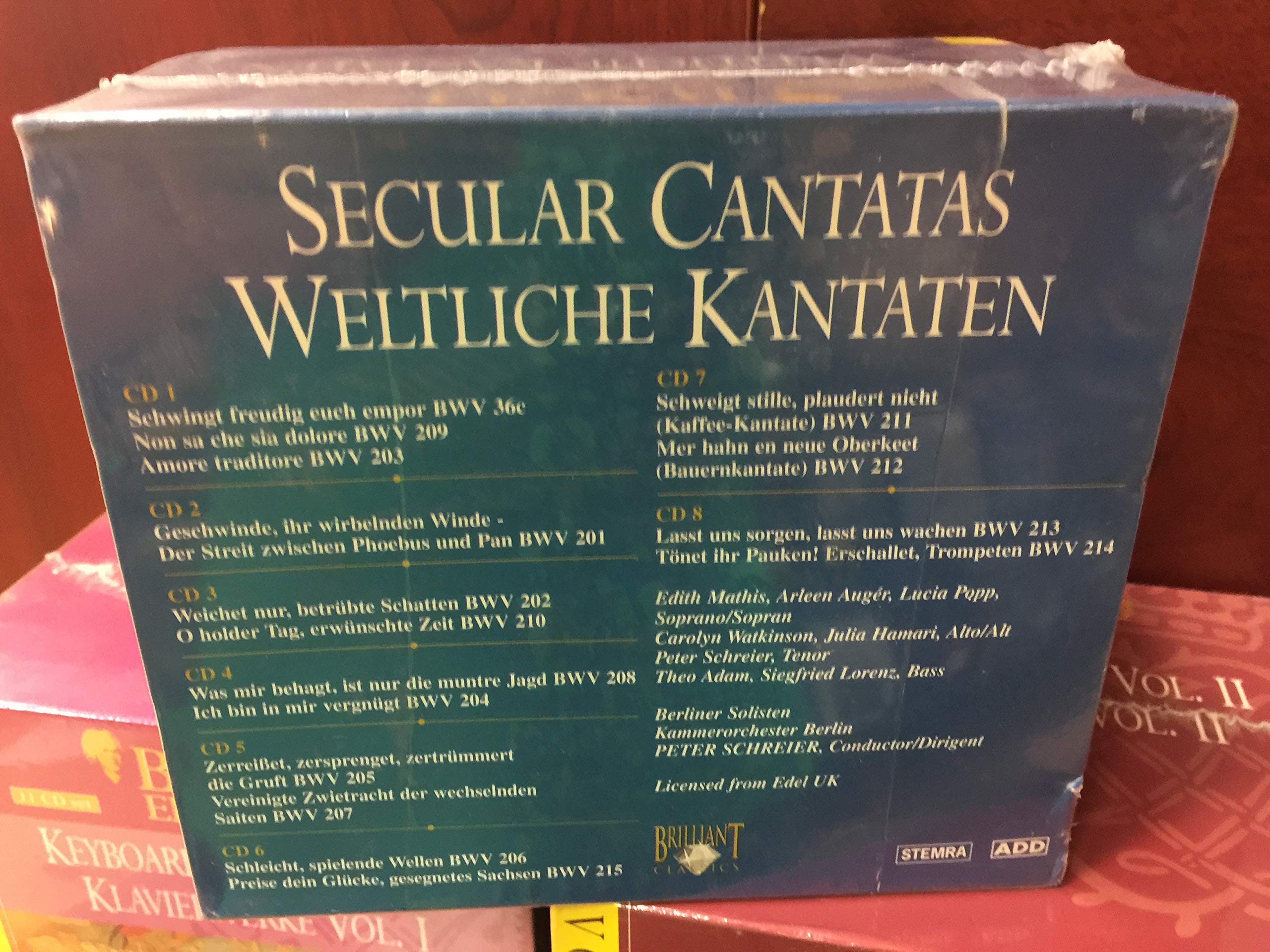 Bach Edition, Vol.7: Weltliche Kantaten