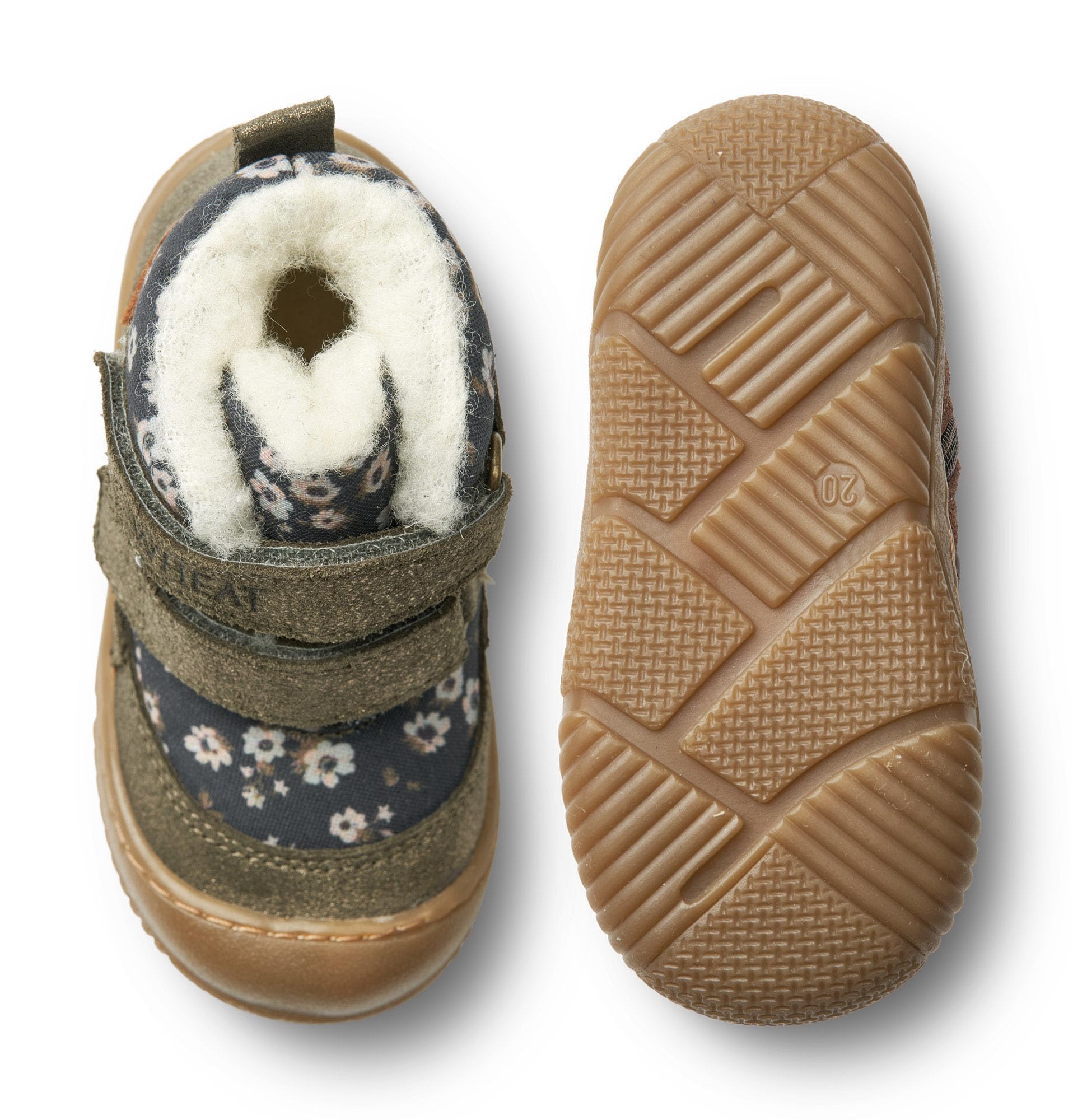 Wheat Dowi-Scarpe Primi Passi Pelle, 50% Nylon Riciclato, Traspiranti, Impermeabili, Inizia a Camminare Unisex-Bambini e Ragazzi