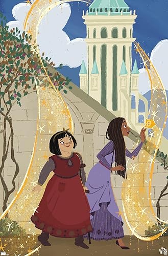 Trends International Disney Wish - Póster de collage de 3 (amigos), póster de pared, 14.72 x 22.37 pulgadas, versión premium sin marco