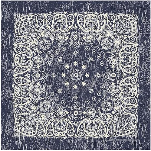 Bandana rústica grande, paquete de 2 unidades, fabricada en Estados Unidos durante 70 años, vendida por veterinarios, 100% algodón, color brillante,