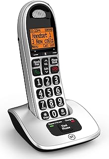 BT 4000 Cordless Landline House Phone with Big Buttons, Advanced Nuisance Call Blocker, Single Handset Pack