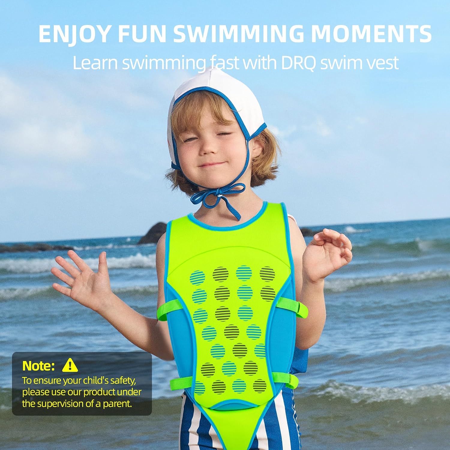 YOTAN Kids Swim Vest, Kid Swim Jacket and Buoyancy Swimming Aid