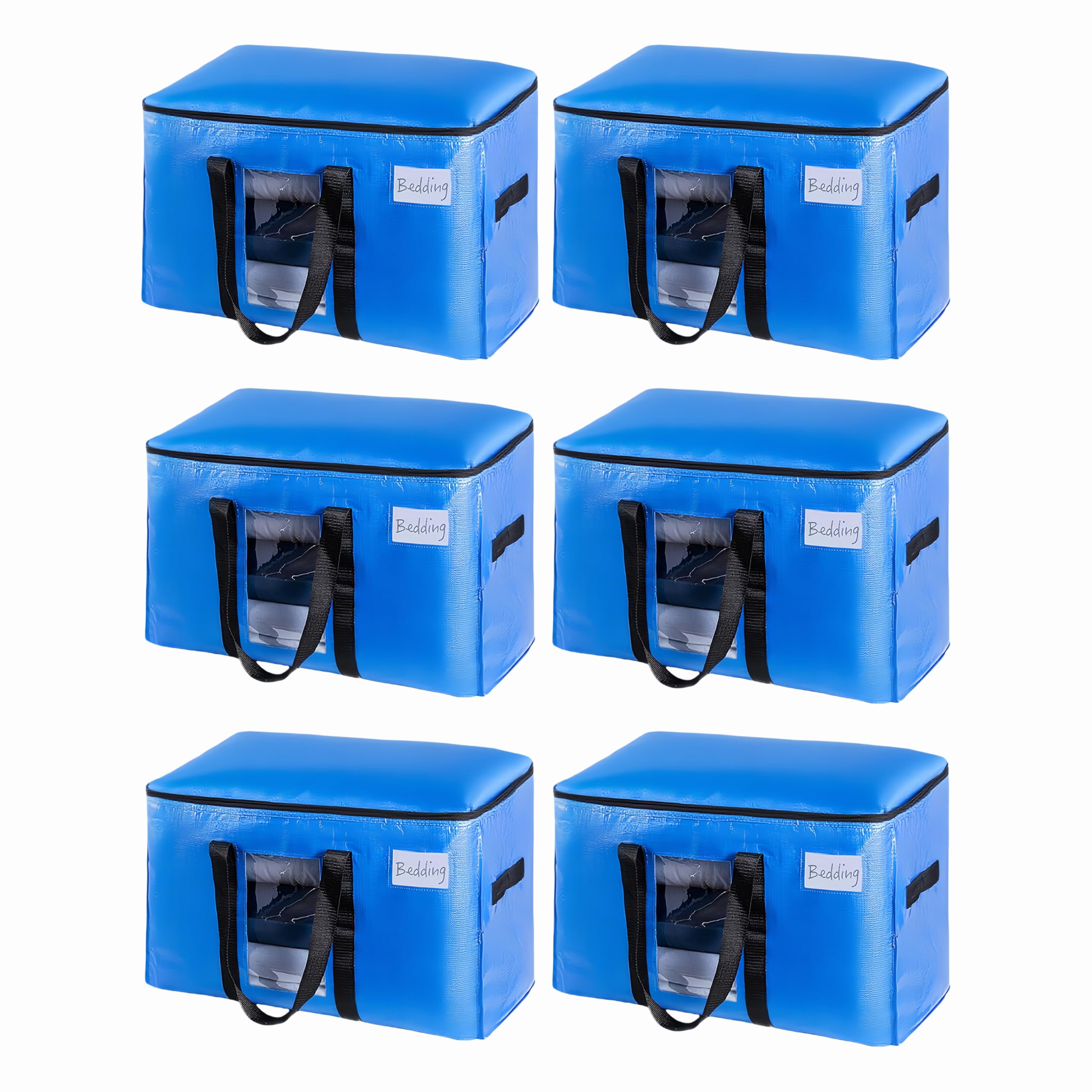 Zandrix Extra Large Moving Boxes Bags, 93L Heavy Duty Cloths Storage Bags
