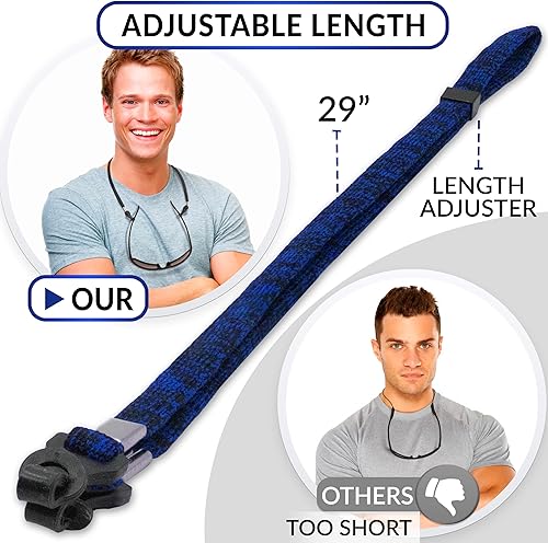 Miniatura 14 de SIGONNA Correa de soporte para lentes de ojos, correas para gafas para hombres y mujeres, soportes para anteojos alrededor del cuello, cadena