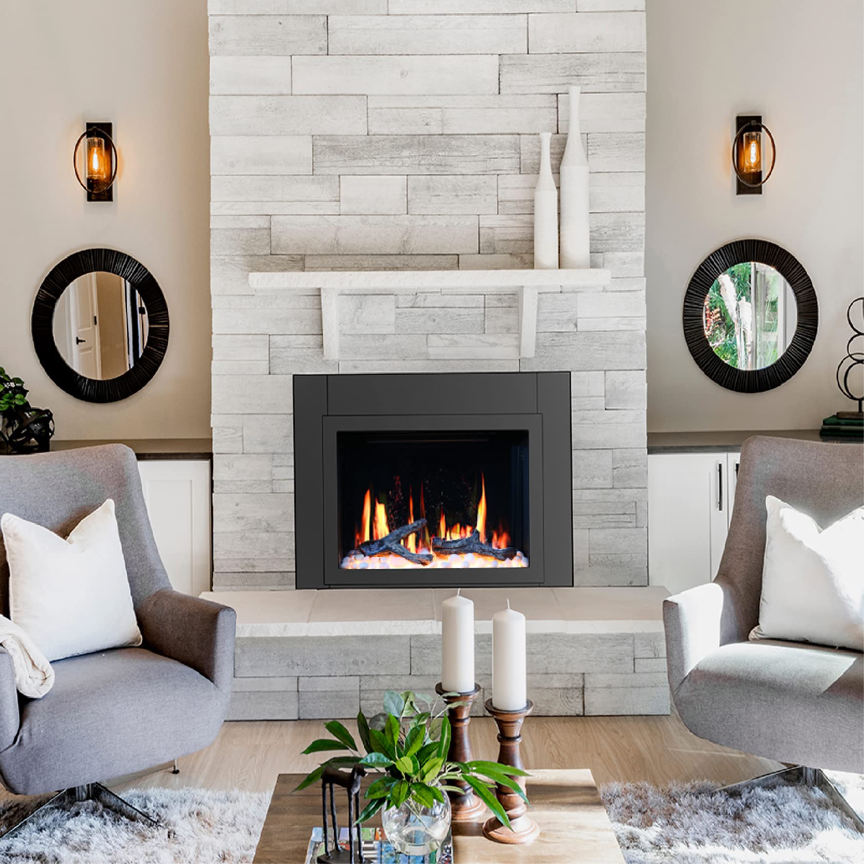 LiteStar (Diftwood Log u0026 River Rock, 38) : Amazon.ca: Tools u0026 Home  Improvement