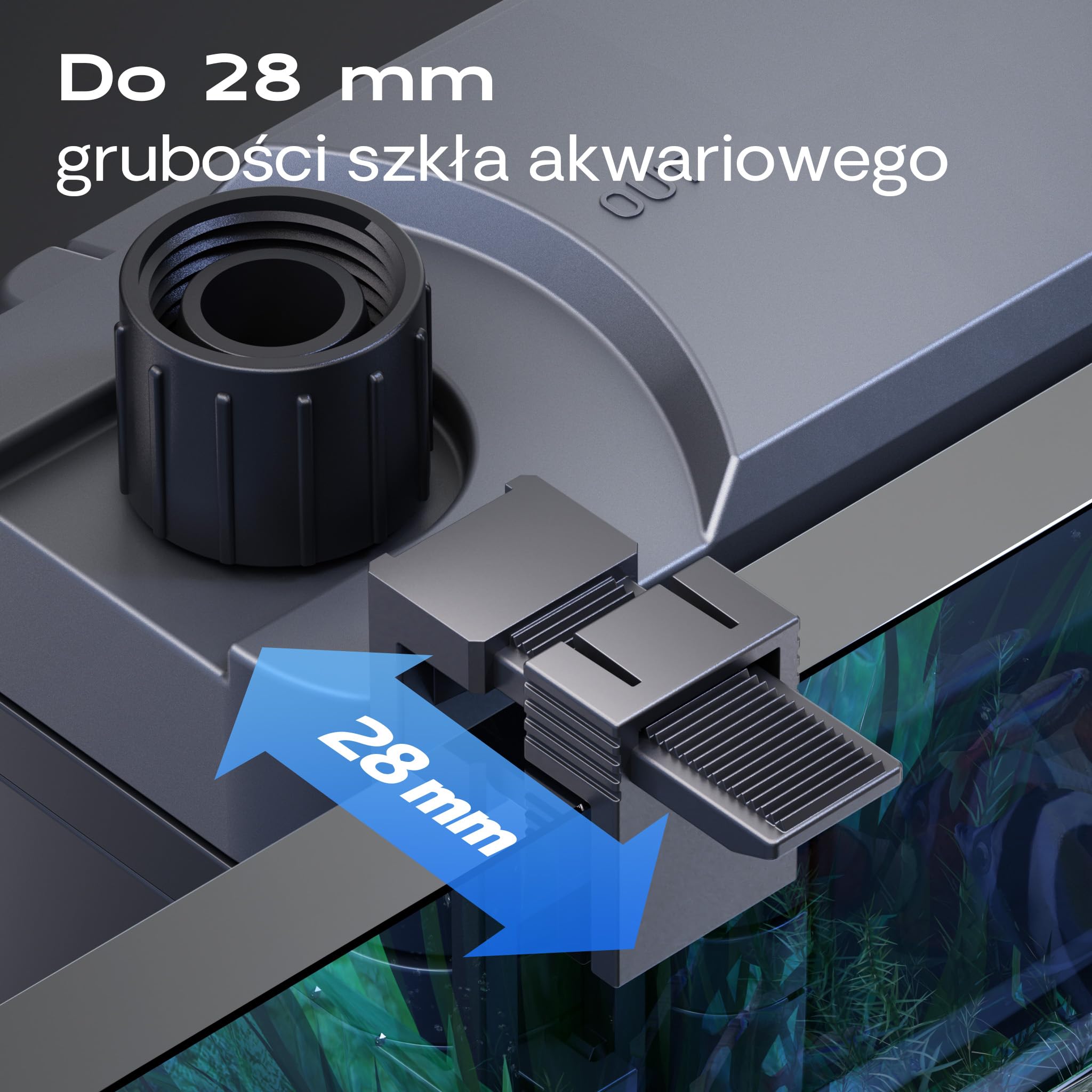 SunSun HBL-803 Hang on Filter Filtr do zawieszenia na akwarium 500l/h 6W akwarium do 150l