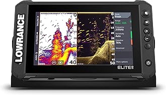 Lowrance Elite FS 9 Fish Finder with Active Imaging 3-in-1 Transducer, Preloaded C-MAP Contour+ Charts