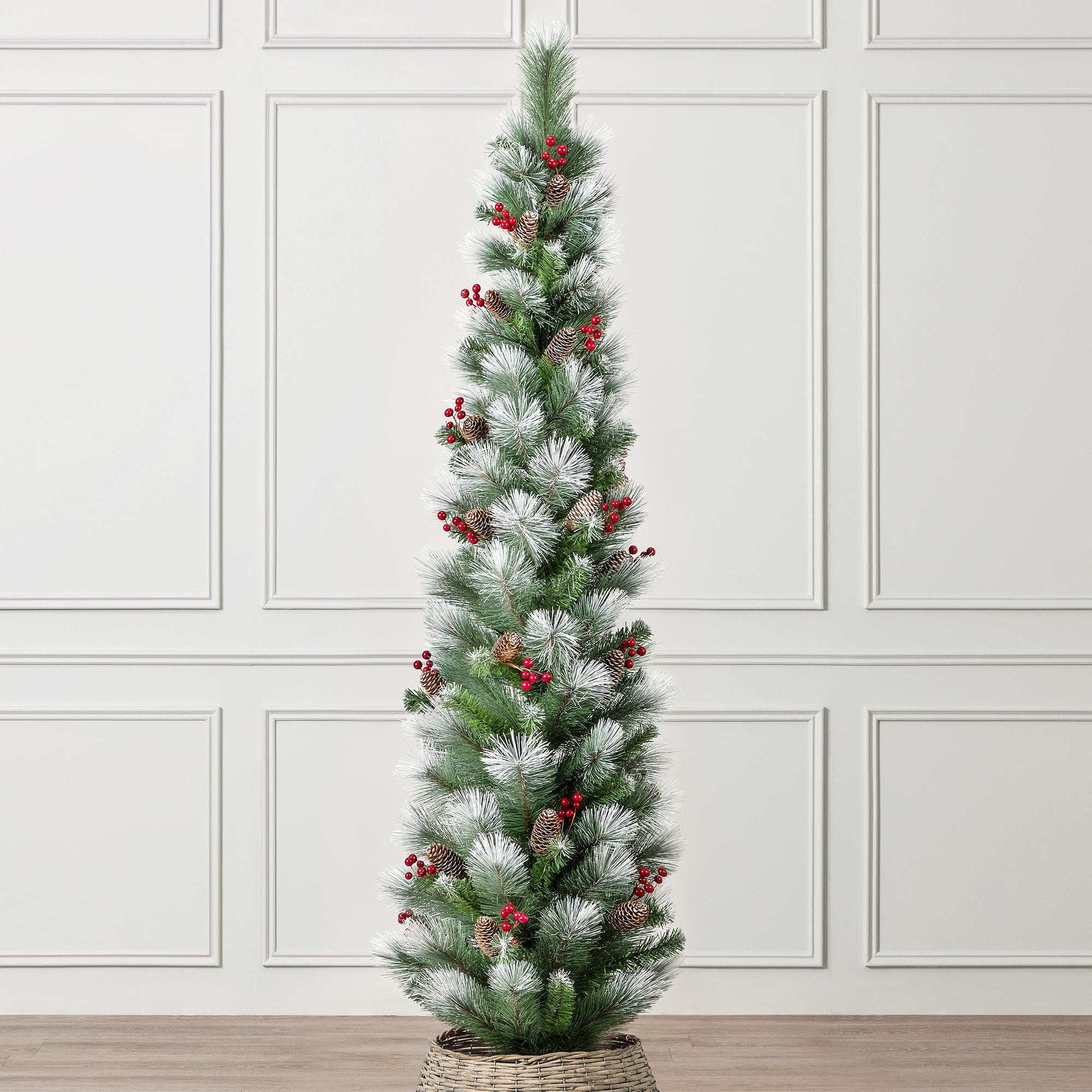 Christow Cone & Berry Pencil Christmas Tree