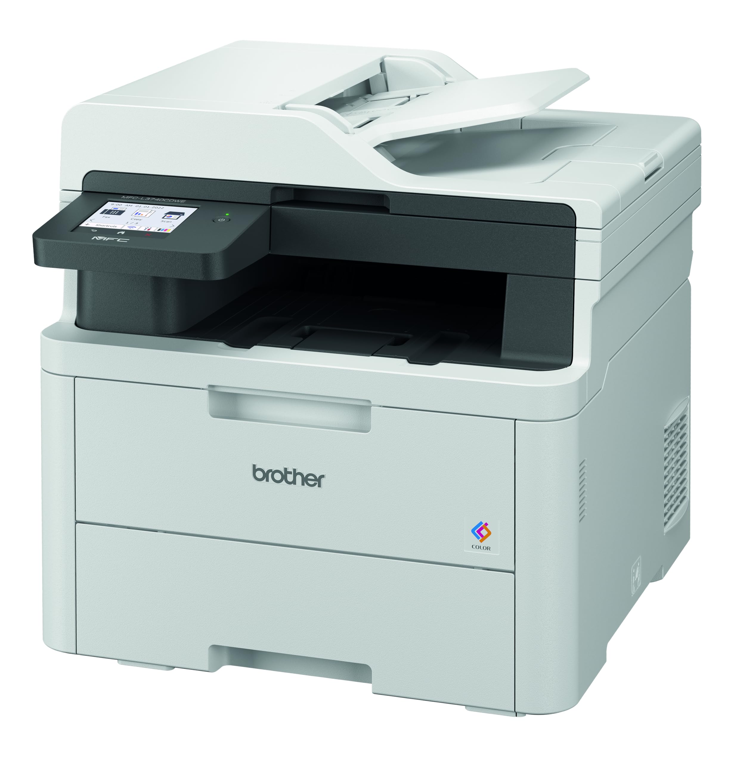 Brother MFC-L3740CDW - Dispositivo multifunzione 4 in 1 a colori con Wi-Fi/LAN e stampa fronte/retro