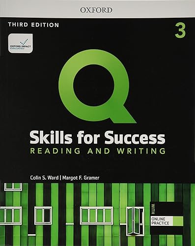 Q Skills for Success Reading and Writing, 3rd Level 3rd Edition Student book and IQ Online Access