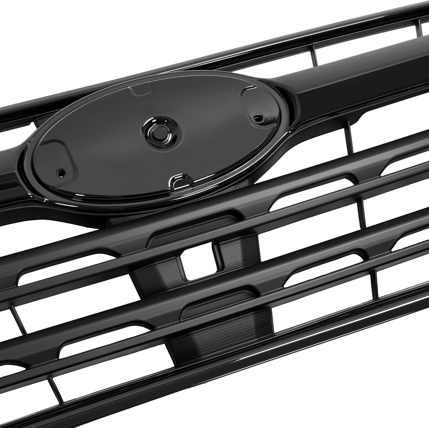 HECASA Grille Compatible with 2020-2022 Subaru Outback Replacement for 91121AN08A SU1200190 Grill Shell and Insert Painted ABS Plastic Black