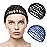 WLLHYF Net Shower Cap 2 PCS Drying Curly Hair Care Spa Hat Wrap Cover Stretchy Knit Nets Hairnet Mesh Crochet Sleep Back Bathing Sleeping Bonnet(black/blue)