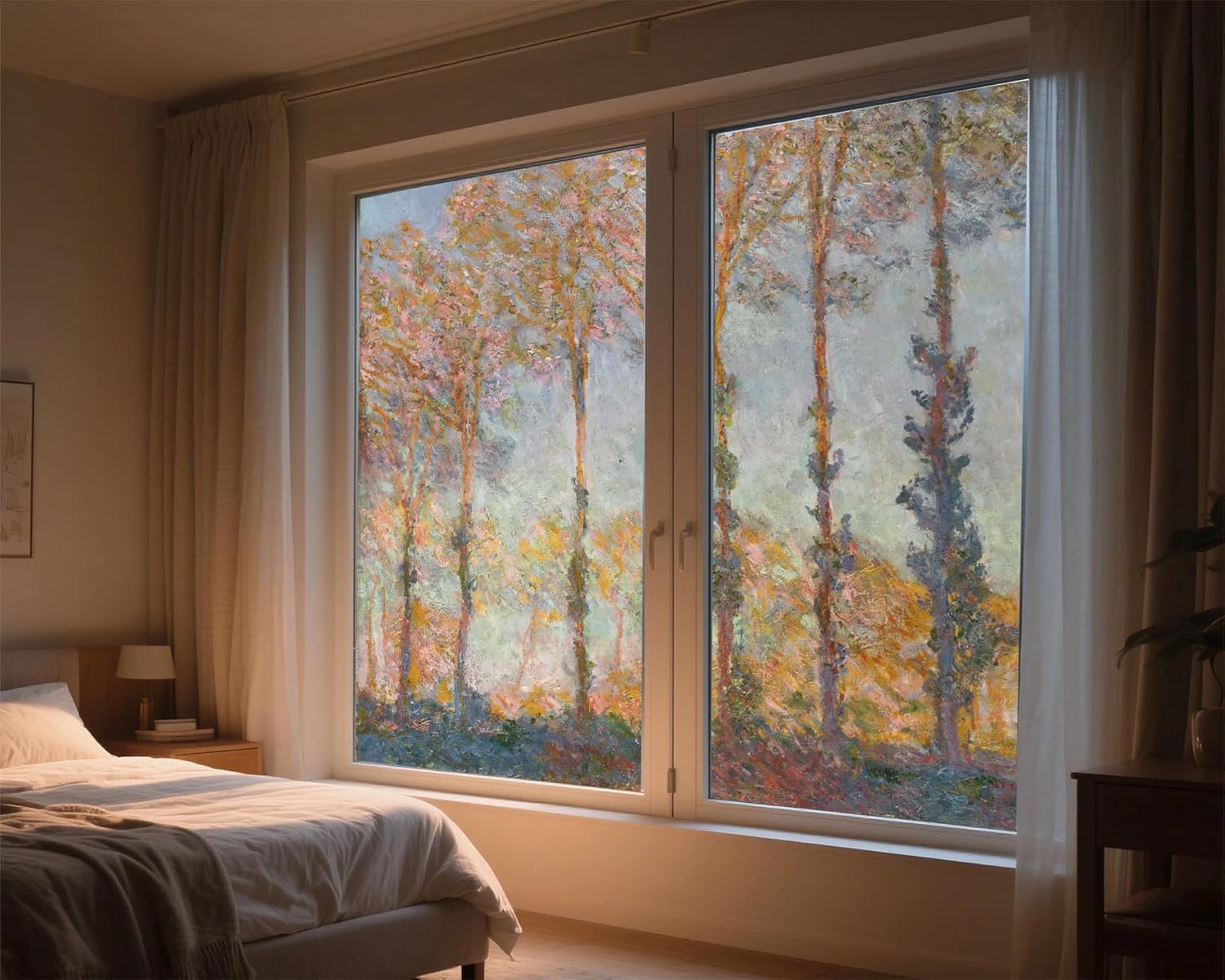 めかくしシート ガラス 窓用 すりガラスシート 断熱 台風対策 窓用遮光 貼り付け簡単 おしゃれ窓飾り 浴室 ベランダ 幅90cm&times;