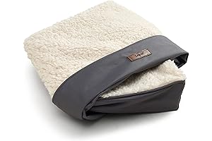 Lesure XXL Dog Bed Cover - Washable Removable Pet Bed Cover, 42x31x8 Gray