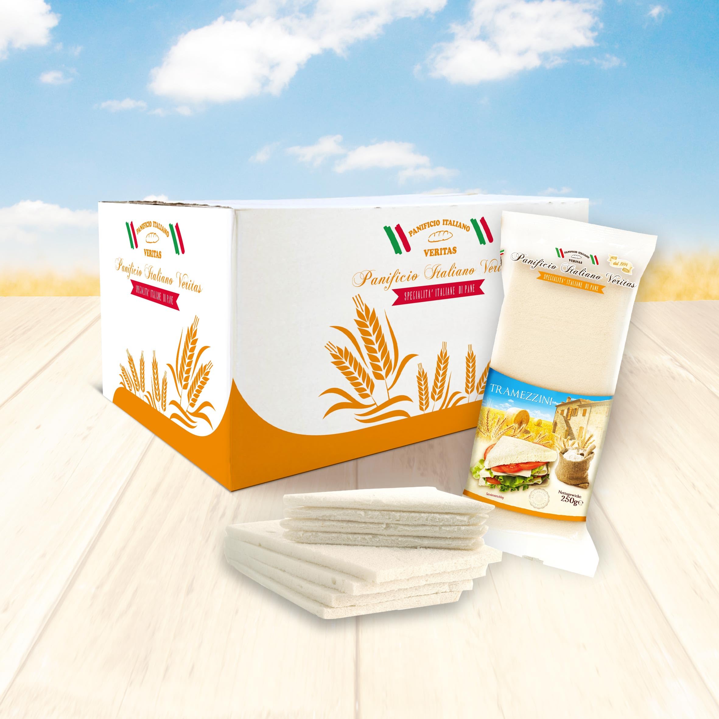 Panificio Italiano Veritas Pane per Tramezzini 250g - 12er