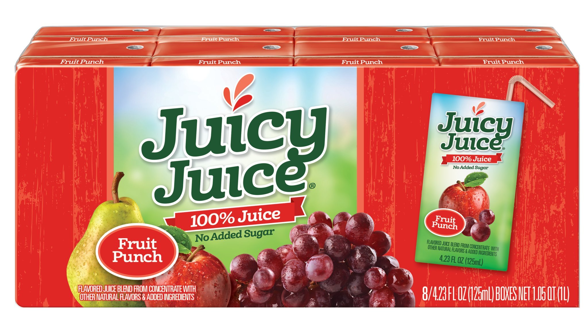Amazon.com : Juicy Juice Punch, 4.23 Ounce Boxes, 8 Count (Pack of