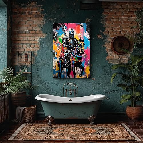 Miniatura 181 de ANRUOXI Graffiti - Lienzo decorativo para pared, diseño abstracto retro, pintura urbana moderna, póster de decoración de pared de zapatos para