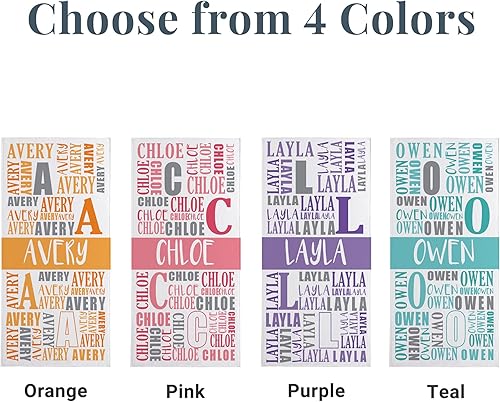 Miniatura 6 de Let's Make Memories - Toalla de playa personalizada - Toalla de piscina única - Toalla de polialgodón de felpa - Tamaño estándar - Juego de nombres