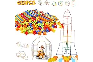 Creative Straw STEM Building Toys for 3rd Graders