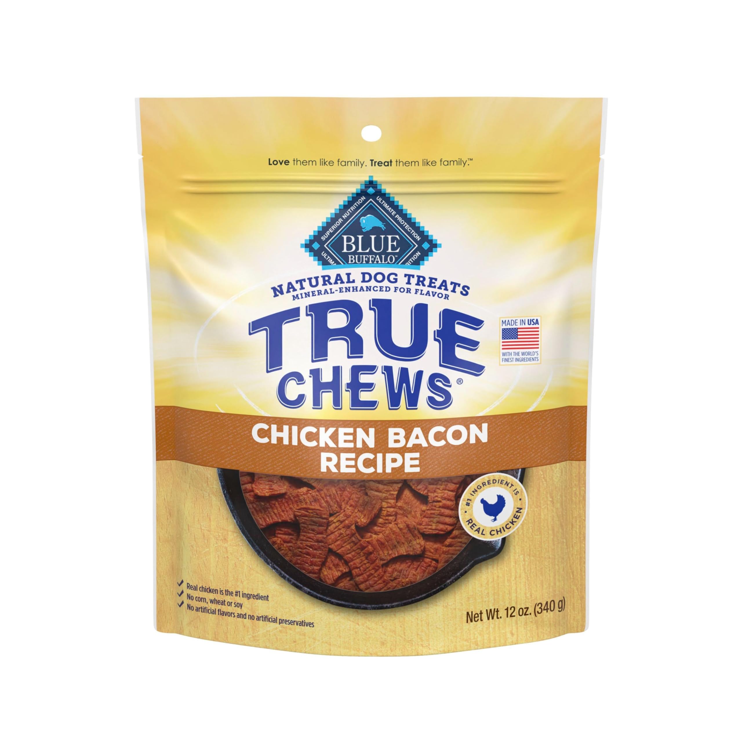 Blue Buffalo True Chews Chicken Bacon
