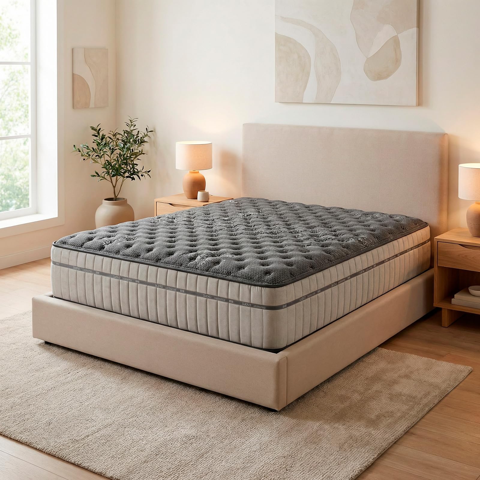 Homey - Colchón Viscoelástico Zenith Relax | Confort Óptimo | Ideal para Personas con Dolor de Espalda | Altura 30 cm | Firmeza Alta | Antiácaros, Antibacteriano e Hipoalergénico 135 x 190 - 3