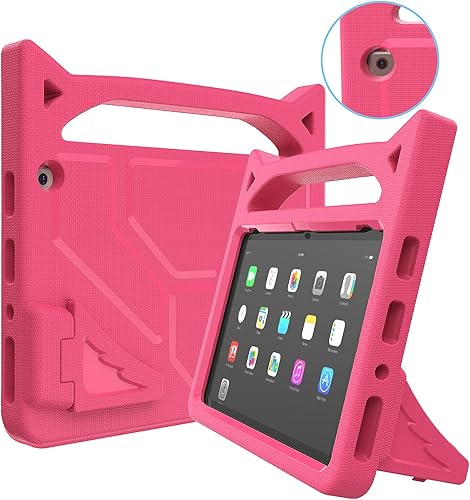 Miniatura 3 de Funda para tablet Fire HD 10 para niños (1311 generación, versión 20232021)-SHREBORN - Funda a prueba de golpes para niños con asa para tabletas
