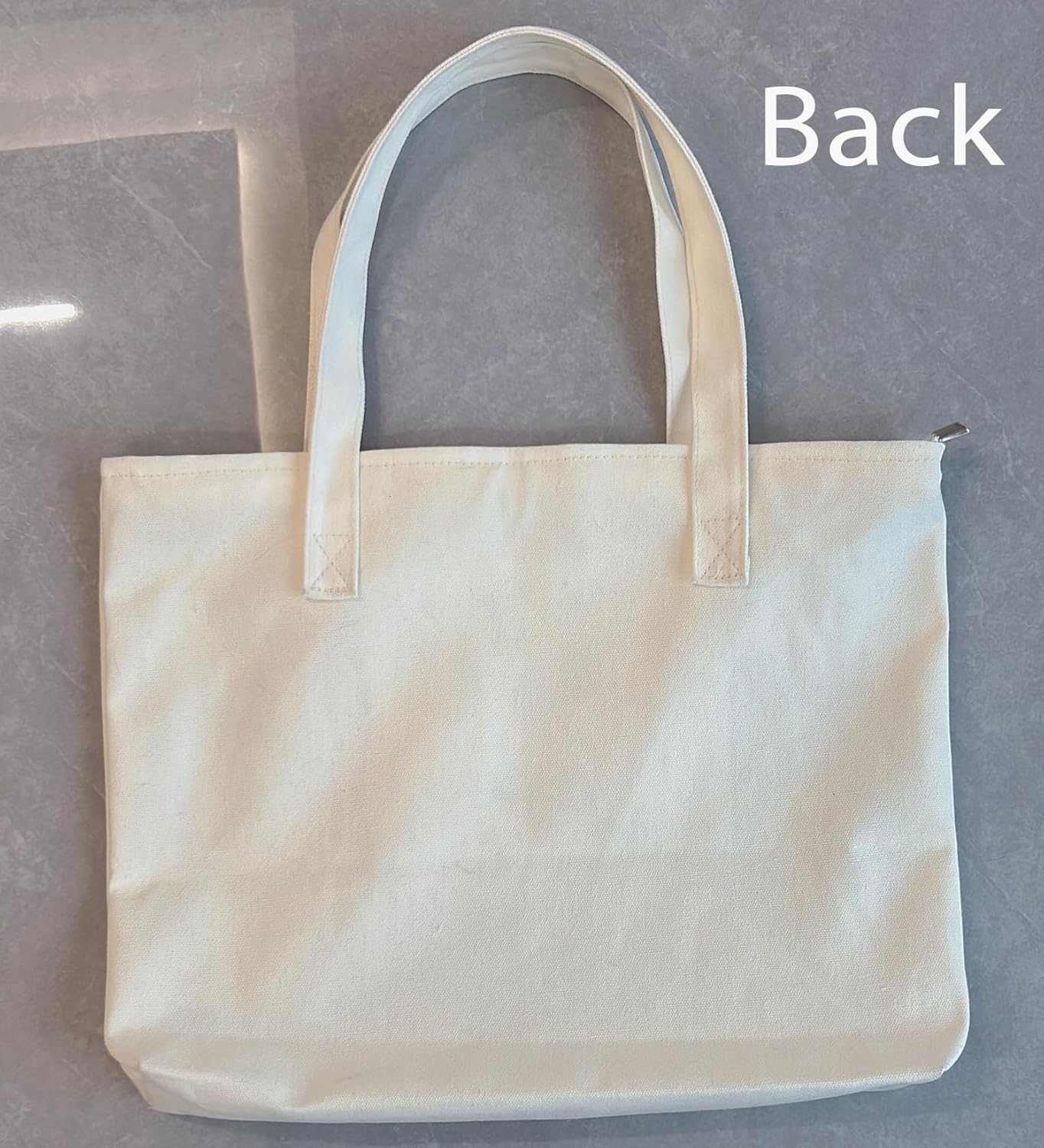 Cute Tote Bag gift bag Party favor for Women, Reusable Canvas Tote Bag for Work Beach Travel with Zipper and Inner Pocket - Image 3