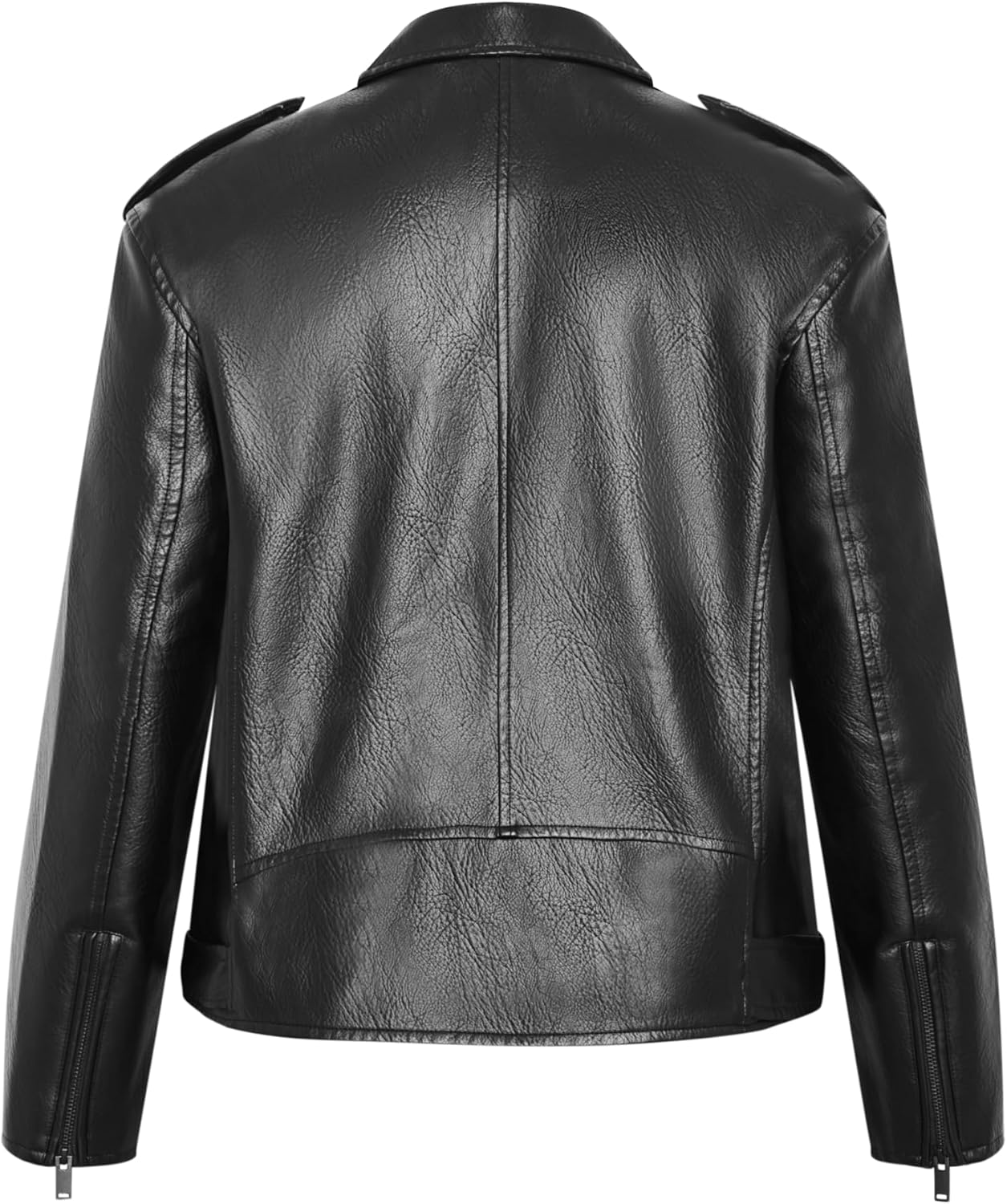 ity Chic Women's Plus Size Jacket - Julie Faux Leather Biker