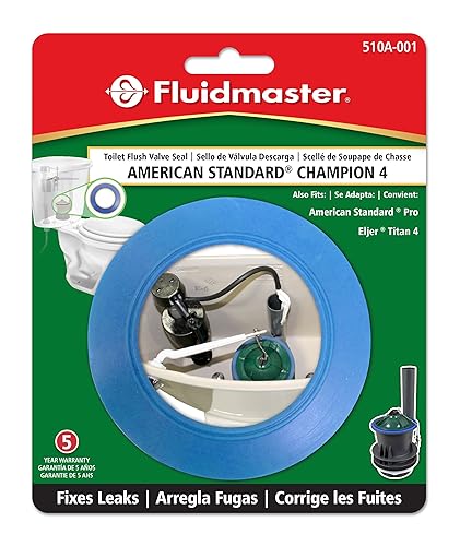 Fluidmaster 510A-001-P10 American Standard y sello de válvula de repuesto Eljer, azul