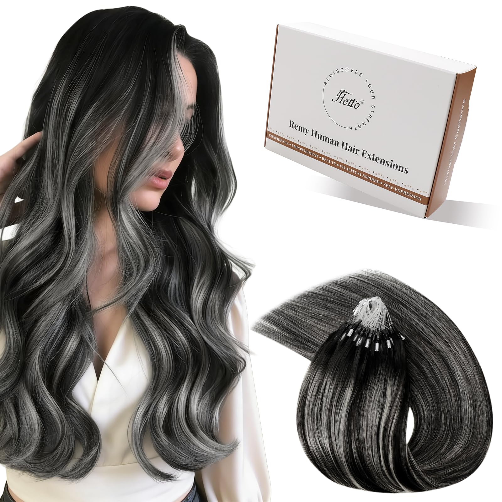 Hetto Echthaar Extensions Remy