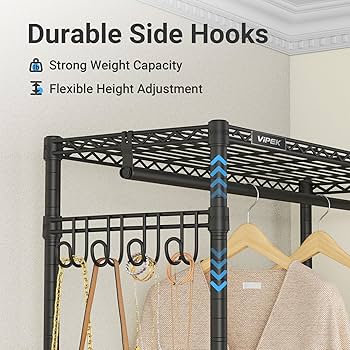②WWW_RACK WHAT WE WANT Beige Khaki 48x18x72 See-Through Wire Rack Shelving Cover