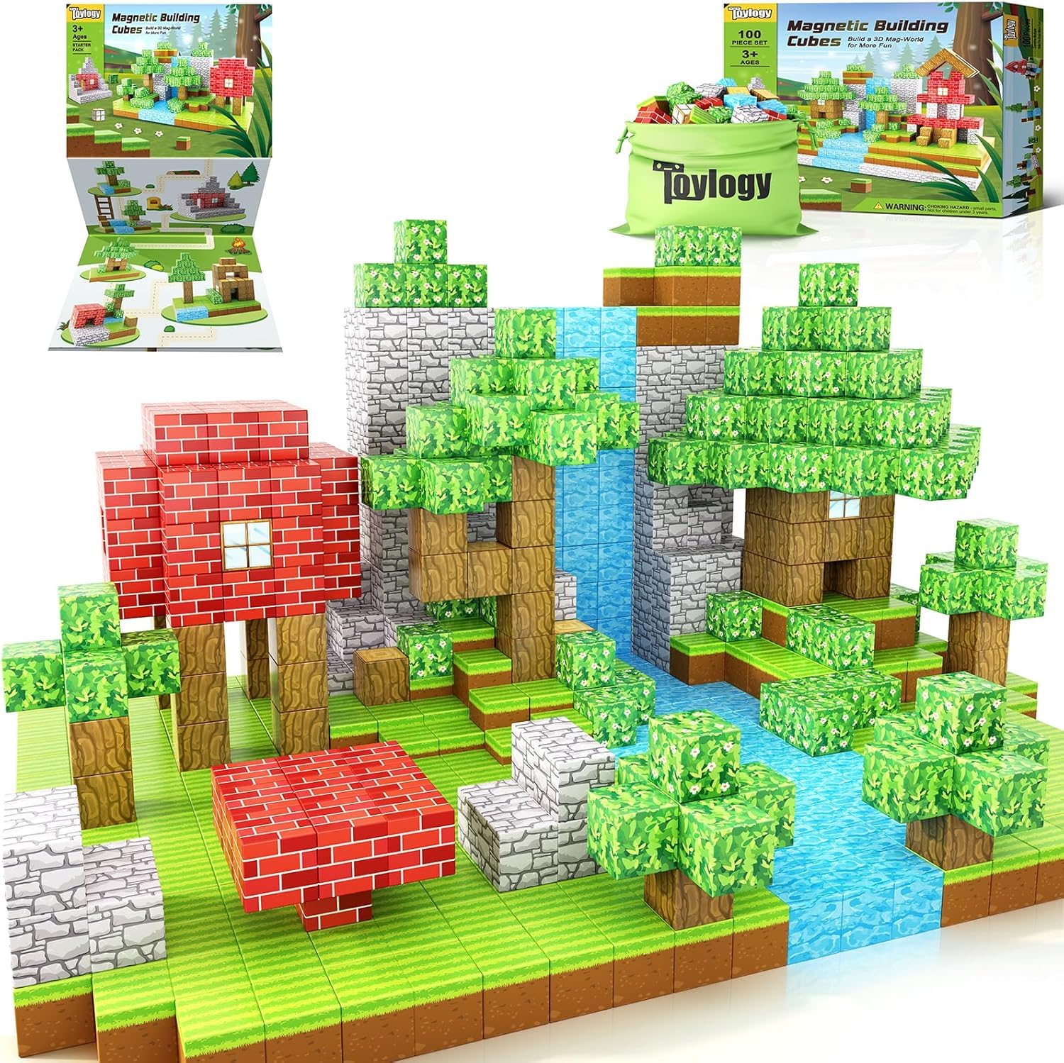 100PCS Forest Magworld