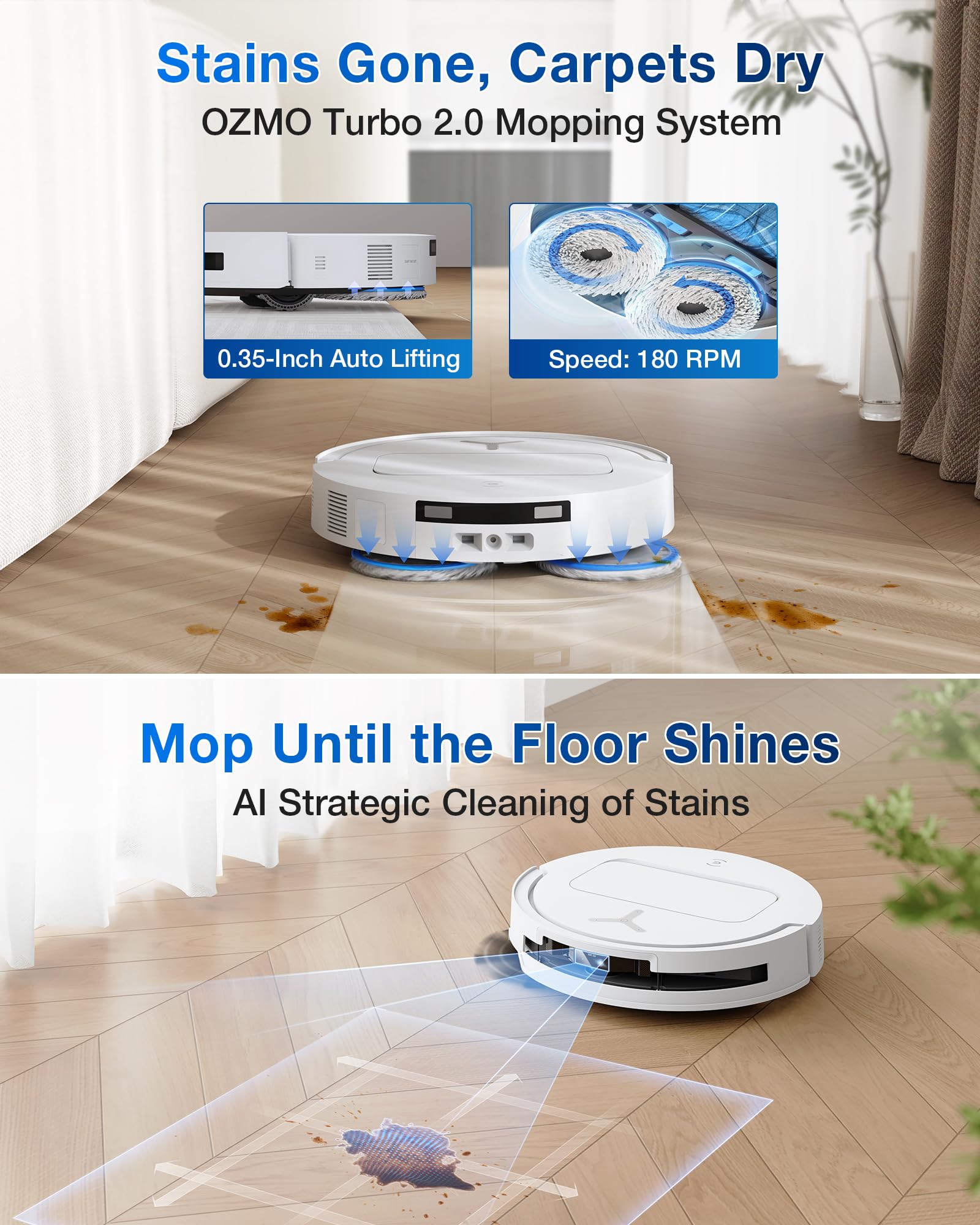 ECOVACS DEEBOT T50 PRO: Robot Vacuum & Mop -7