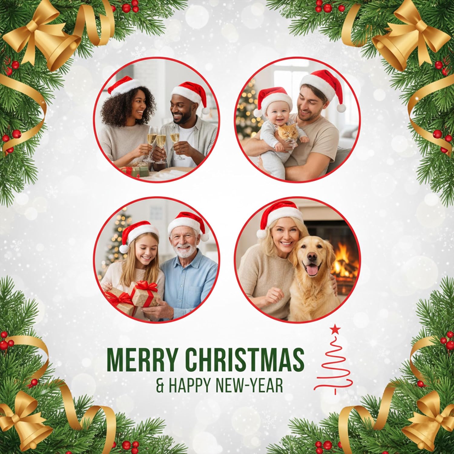 Santa Hat for Adults Red Velvet Thickened Plush Christmas Hat for Women and Men Holiday Xmas New Year Party Headwear - Image 5