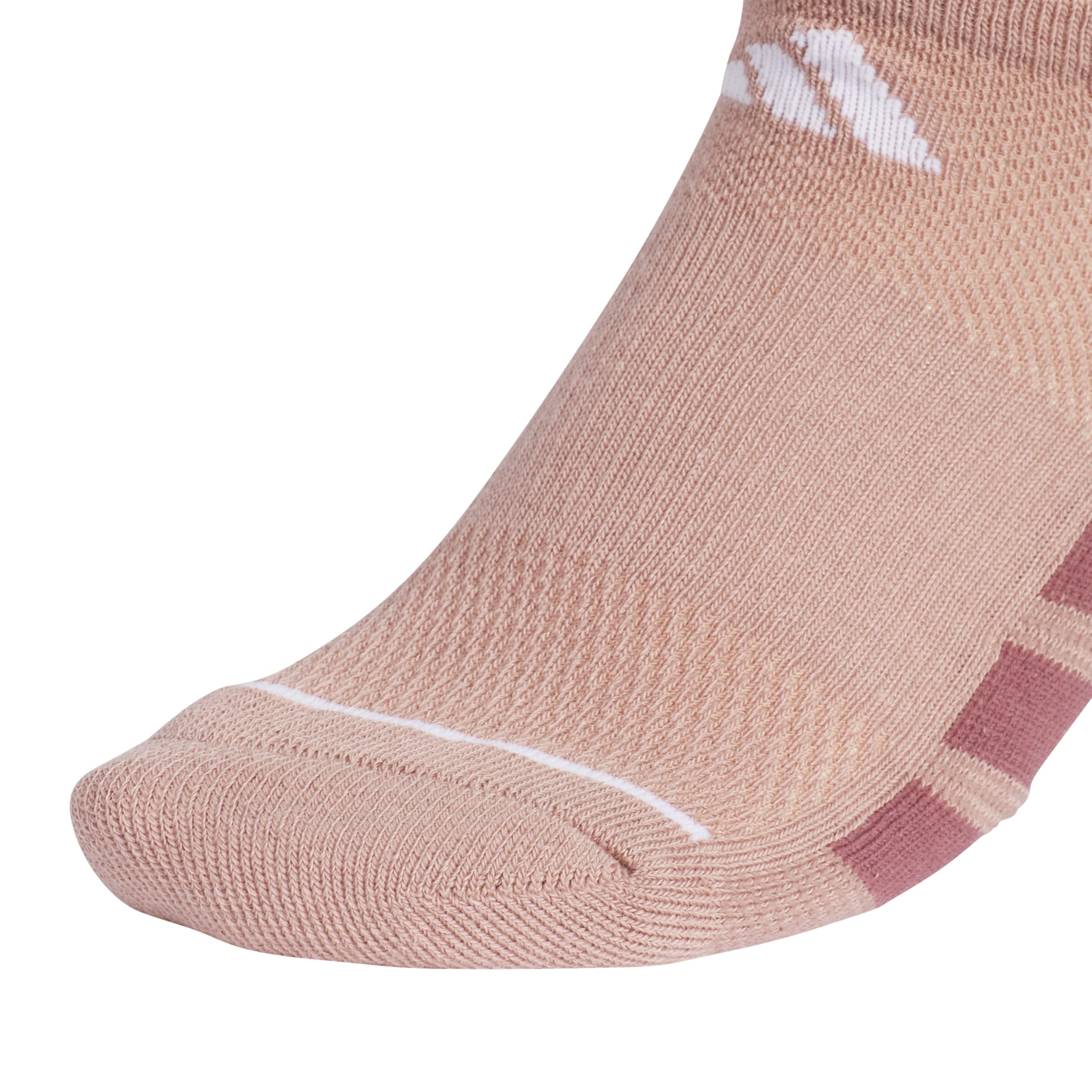 adidas Damskie skarpety treningowe All Day (3-pary), Athletic Performance Below Ankle Running No Show, Warm Clay Pink/Cool Light Heather/Shadow Navy, rozmiar M (3 sztuki), Warm Clay Pink/Cool Light