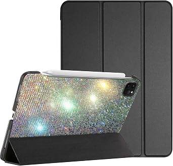 Bling Rhinestone Case Compatible with iPad Pro 11 inch 1st, 2nd, 3rd, 4th Gen 2018/2020/2021/2022 - High Quality Hand Glued Diamond,Glitter Sparkle Fashion Luxury Shiny Crystal Hard Shell