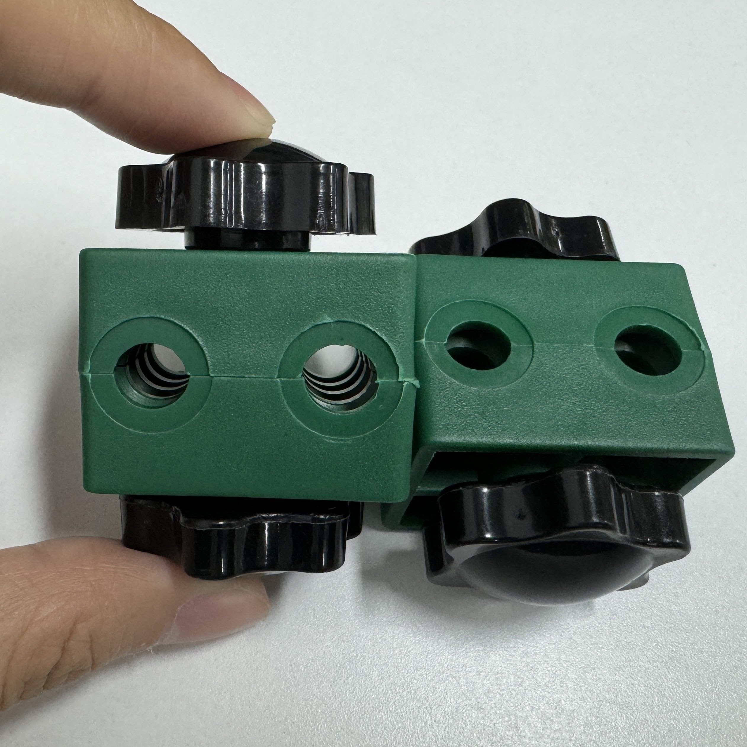LIROPAU 2 blocchi di blocco per canale per tenda da sole per camper, camper, furgone, kit