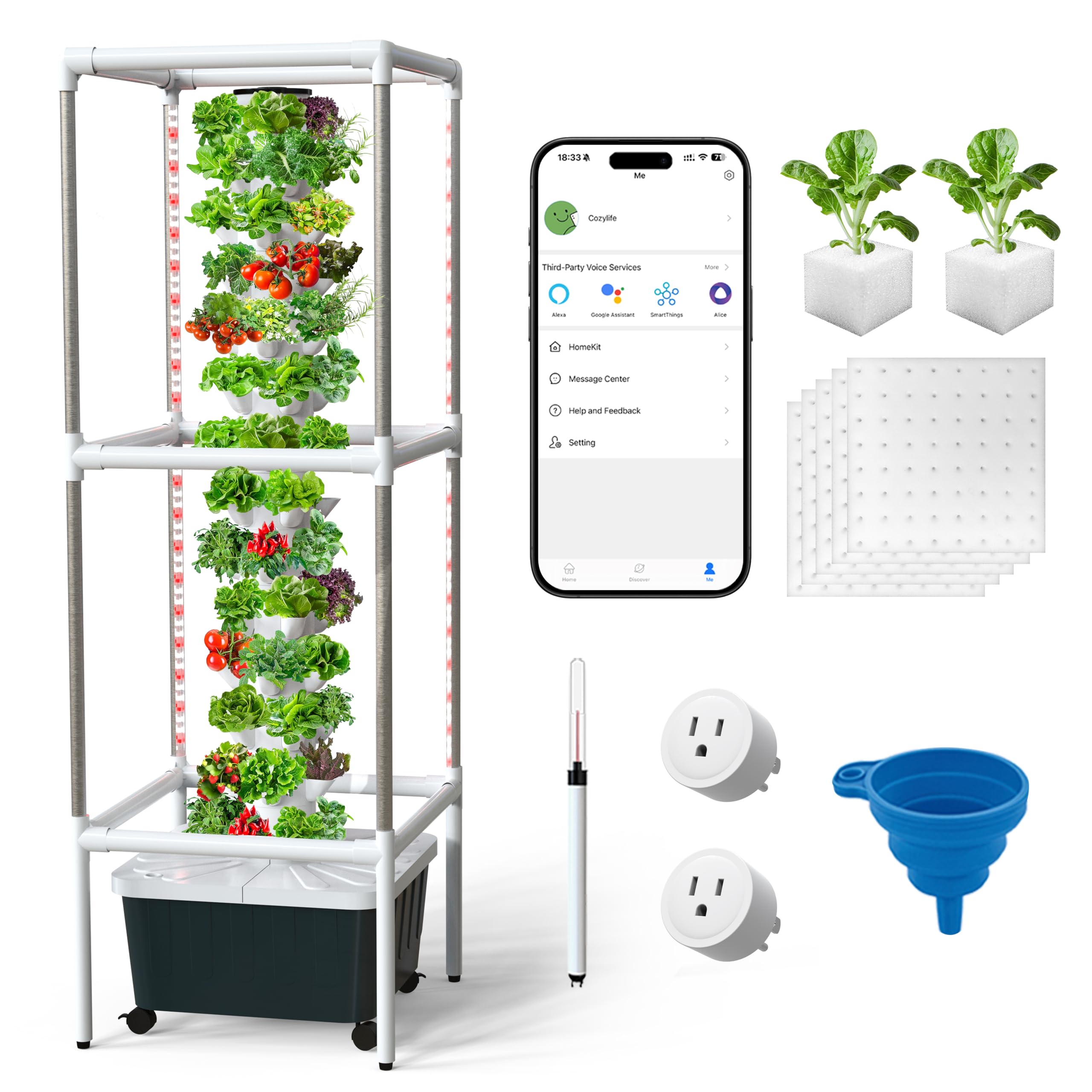 Amazon.com : SJZX Hydroponic Growing System Kit - 70 Pods