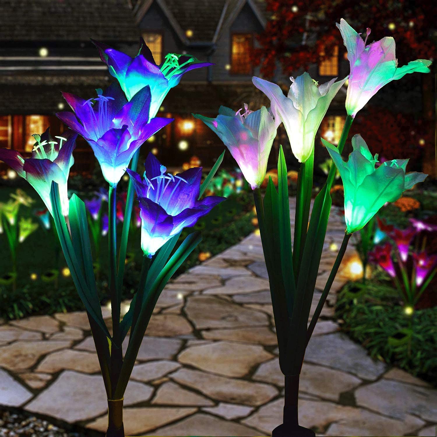 50 LED] Luci solari da giardino, luci a forma di ape, 7 m, 8 modalità, luci da giardino per