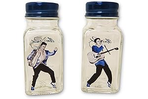 Elvis Presley Salt and Pepper Set with Dancing Images