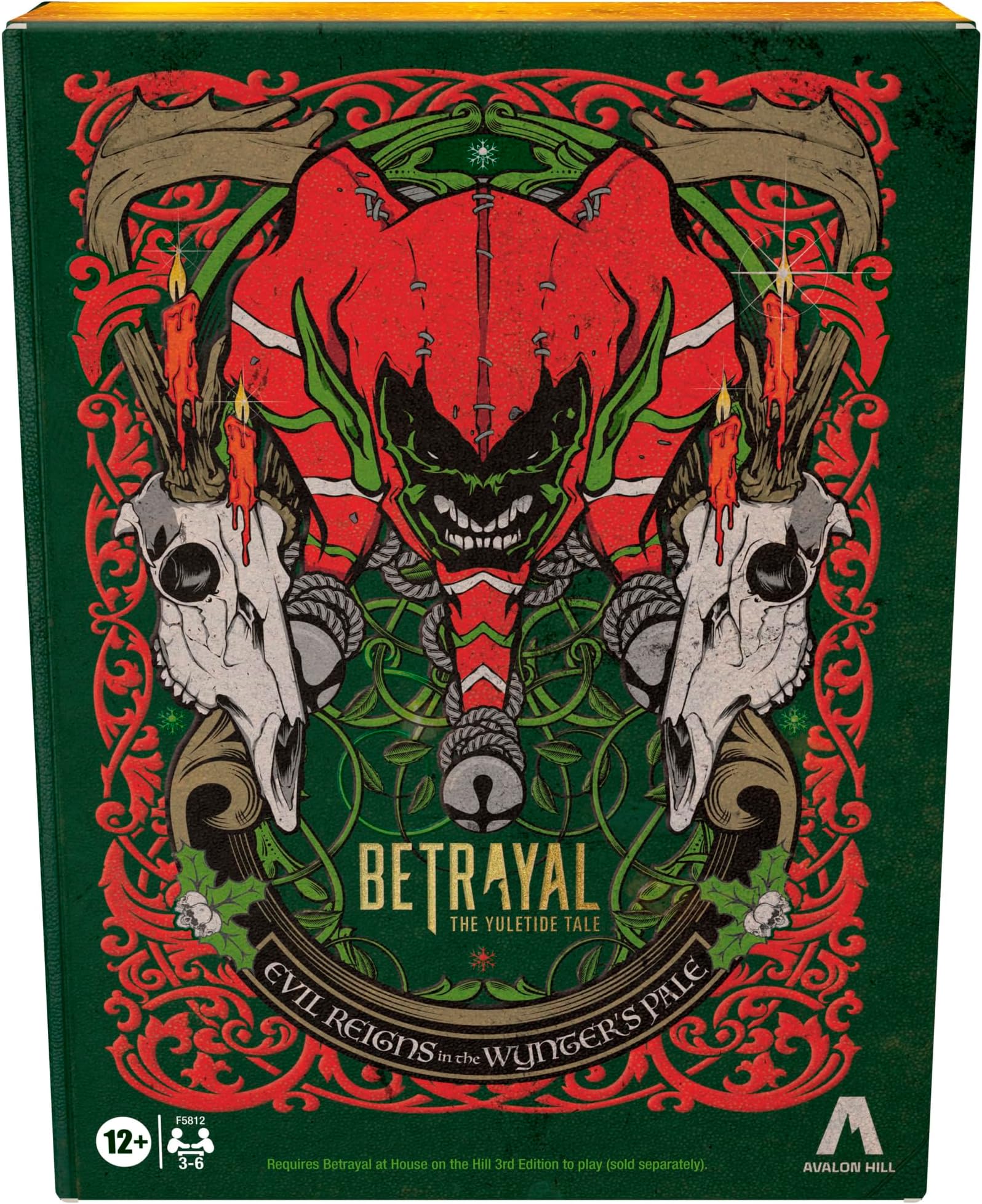Avalon Hill Betrayal Evil Reigns in The Wynter's Pale The Yuletide Tale Expansion | Ages 12+ | Requires Betrayal at HOTH 3rd Edition to Play