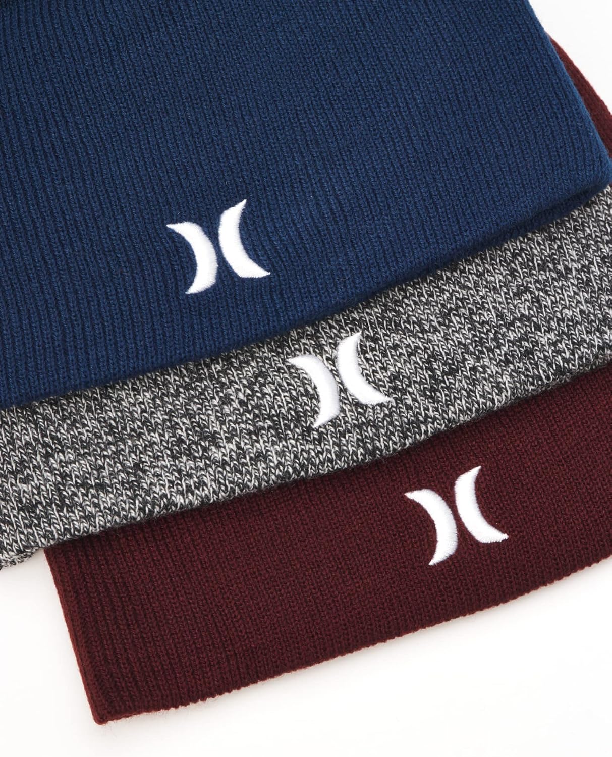 Hurley Mens Icon Staples Beanie - Lightweight Classic Loose Knitted Hat for Men - Image 4