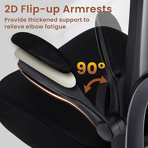 Miniatura 7 de Silla de oficina de dibujo, silla de oficina ergonómica alta con anillo reposapiés ajustable, altura de mostrador, silla de escritorio de pie con