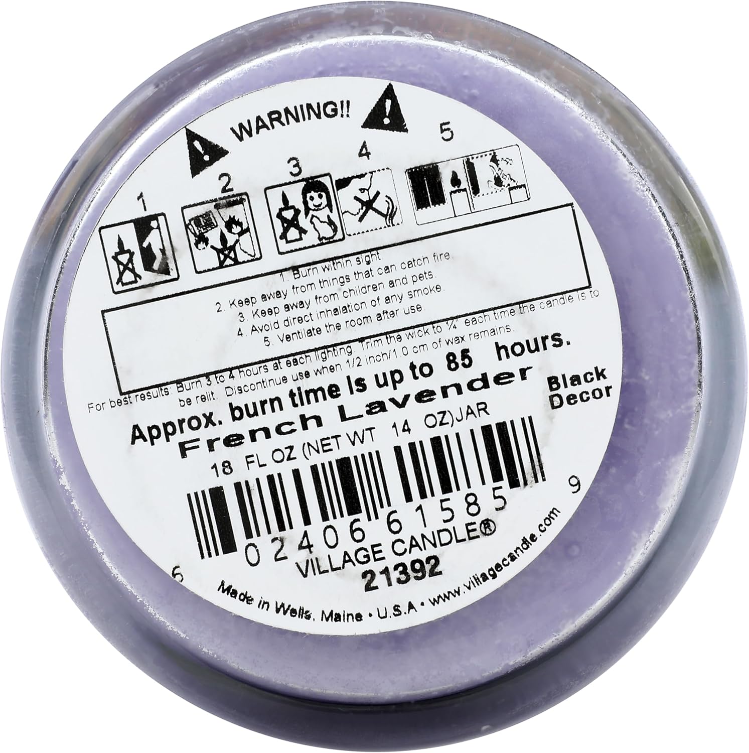 Candle VC French Lavender 18Z