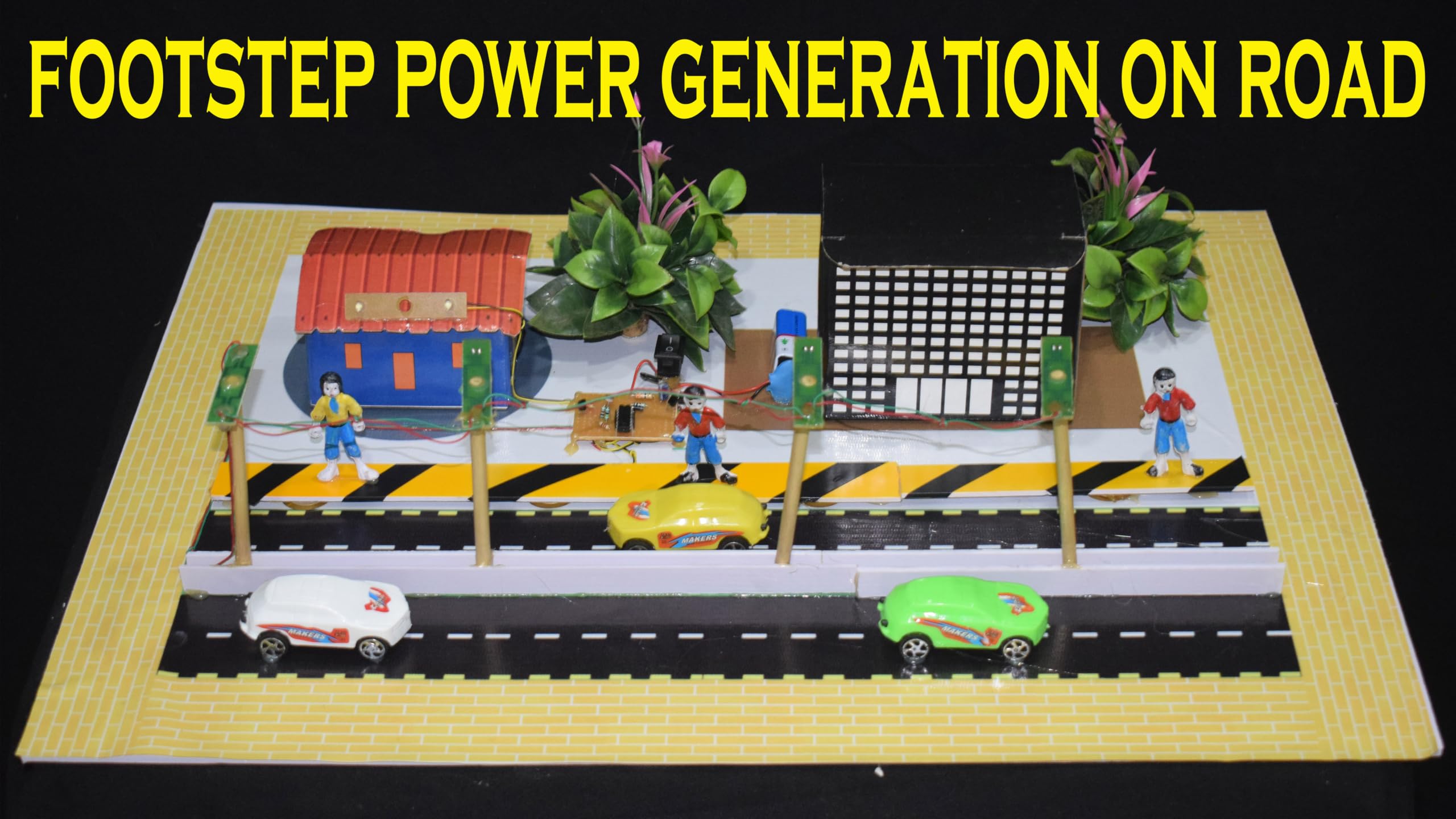 Piezo Electricity Working Model School Project, Footstep Power Generation Science Kit-image-37