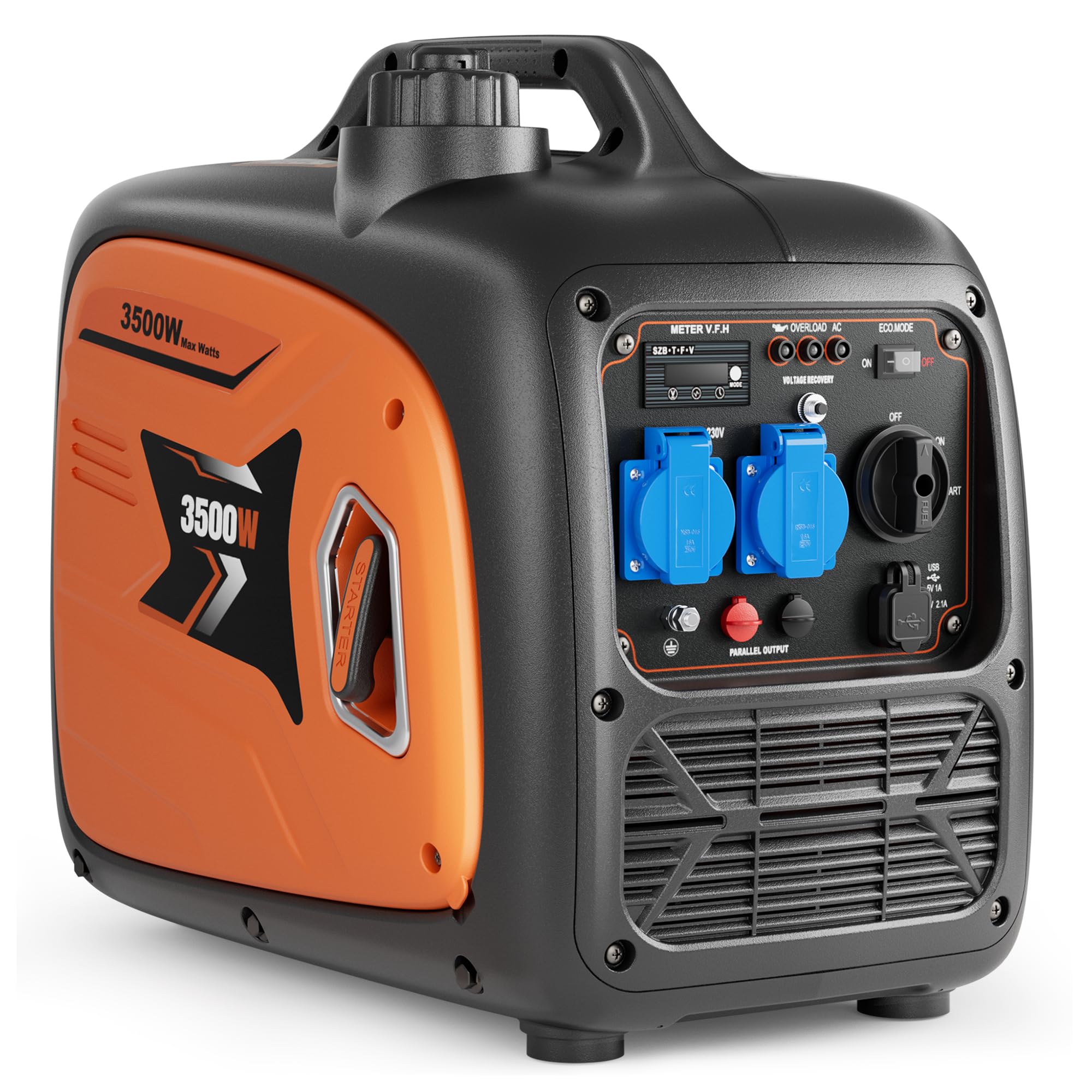 EFURDEN 3500W Groupe Électrogène Inverter Essence, Générateur Portable