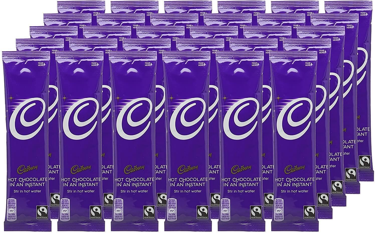 Cadbury Instant Hot Chocolate Sachets - 50x28g