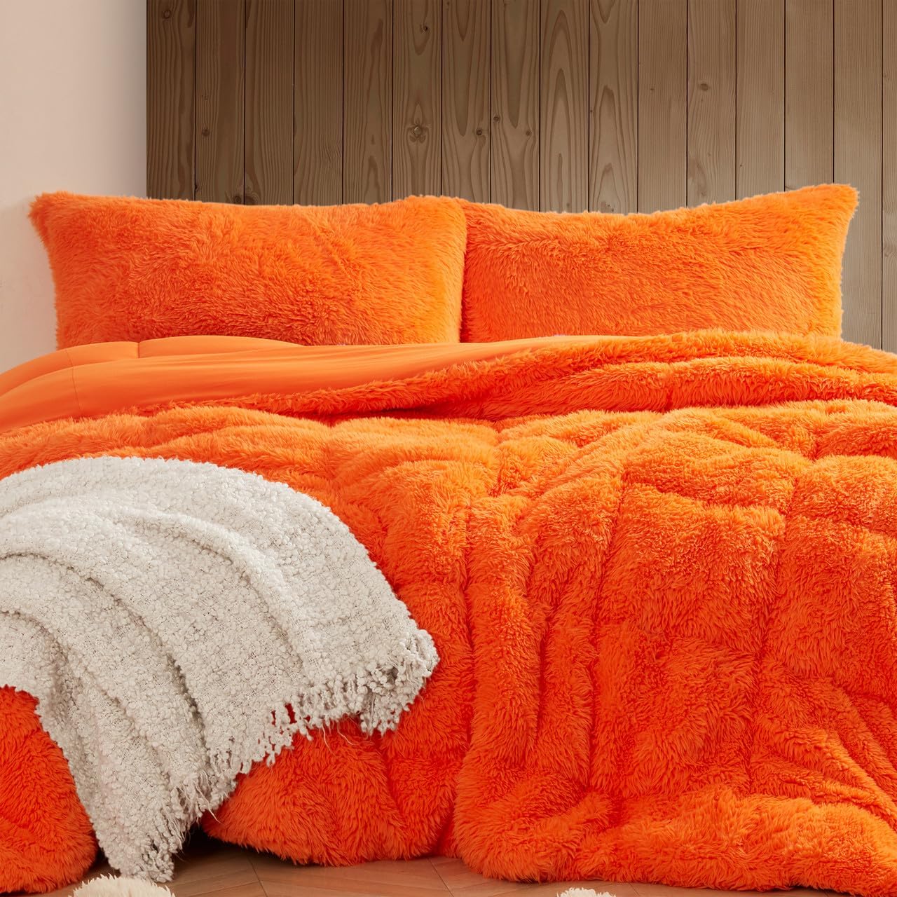 Byourbed Alaskan Winters® - Coma Inducer® Oversized King Comforter - Orange Tiger